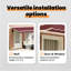 VidaXL 350cm W x 200cm D Polyester Cover Retractable Door / Window Awning