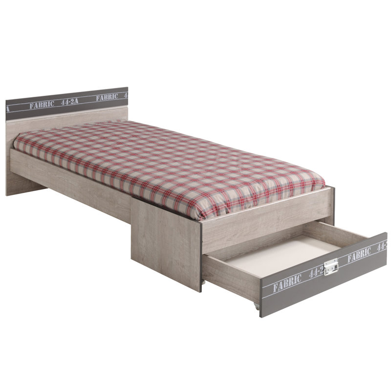 Lit plateforme simple avec tiroir Joyce