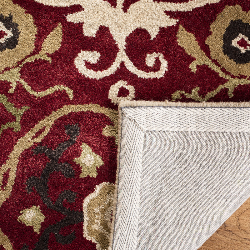 Steve Hand Tufted Wool Pile Geometric Rug, Rectangle 7'6" x 9'6"