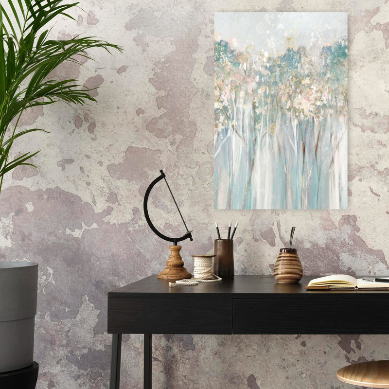 Dewy III, paysage contemporain abstrait, art naturel, H 24 po x l 16 po
