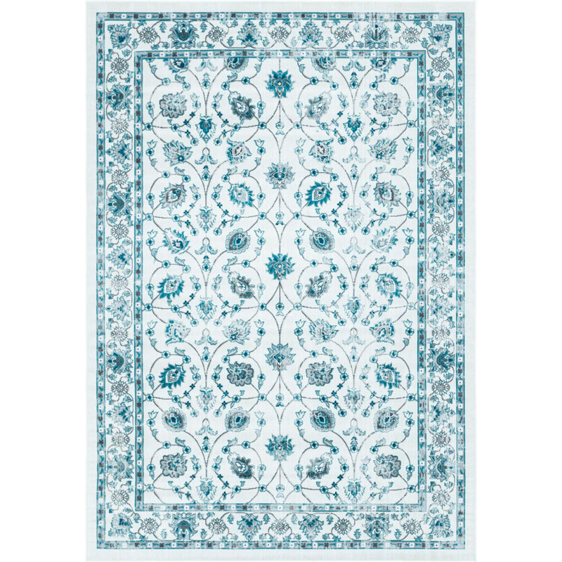 Dota Floral Indoor Rug, Rectangle 7'1" x 10'