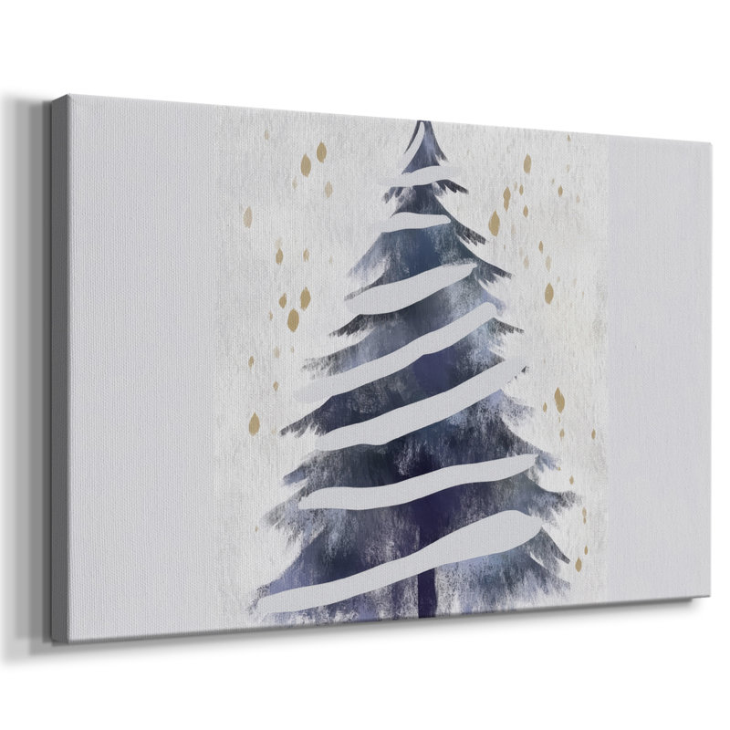 Art de vacances de Noël III - Toile tendue avec châssis - LV, H 12 po x l 18 po
