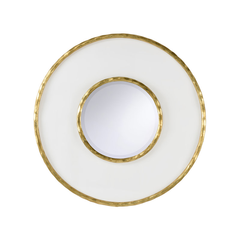 Round Metal; Resin Mirror