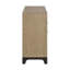 Commode 8 tiroirs caramel et cacao