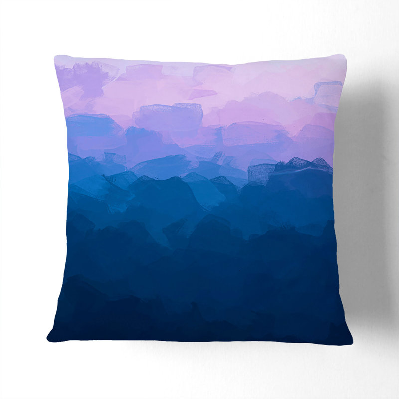 Abstract Square Throw Cushion, 40cm H x 40cm W x 15cm D