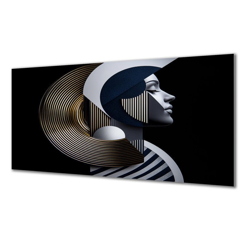 «Jakob III - Modern Woman», art mural en métal, H 28 po x l 60 po