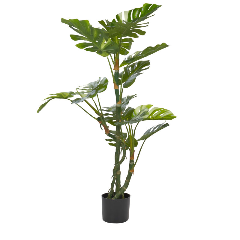 135cm Faux Monstera Deliciosa Tree in Planter