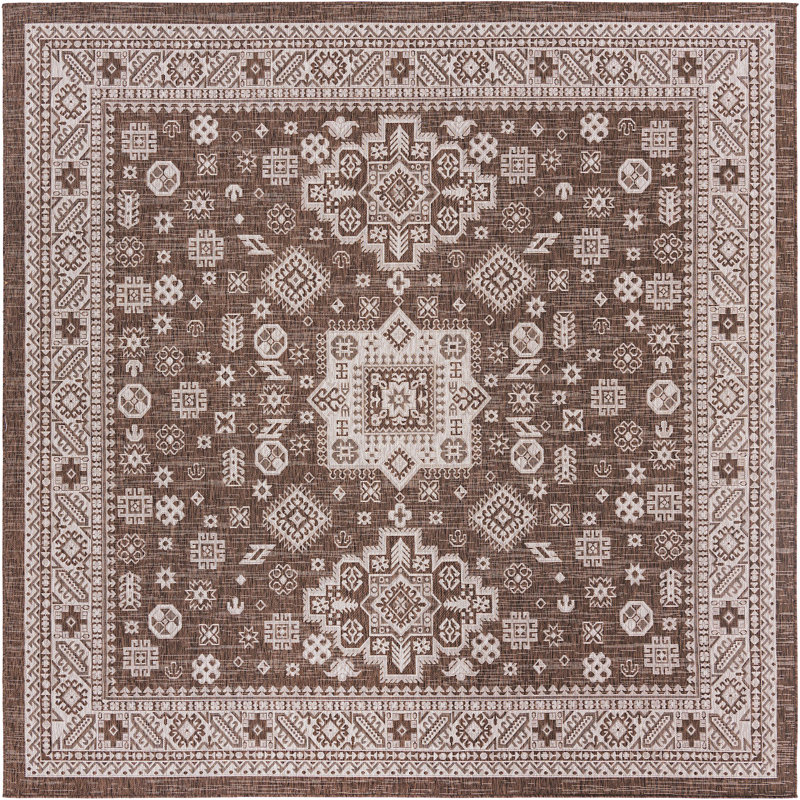 Tapis d'extérieur Chand, Carré 10 pi