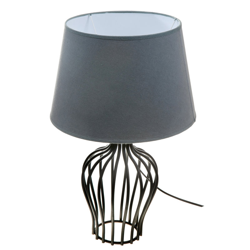 Lampe de table en fer 24 "Simeon, Gris