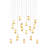Amorphic 13 - Light Porcelain Dimmable Cylinder Chandelier-124934856-124934859