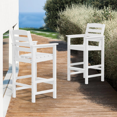 Dalson Plastic Adirondack Bar Stool