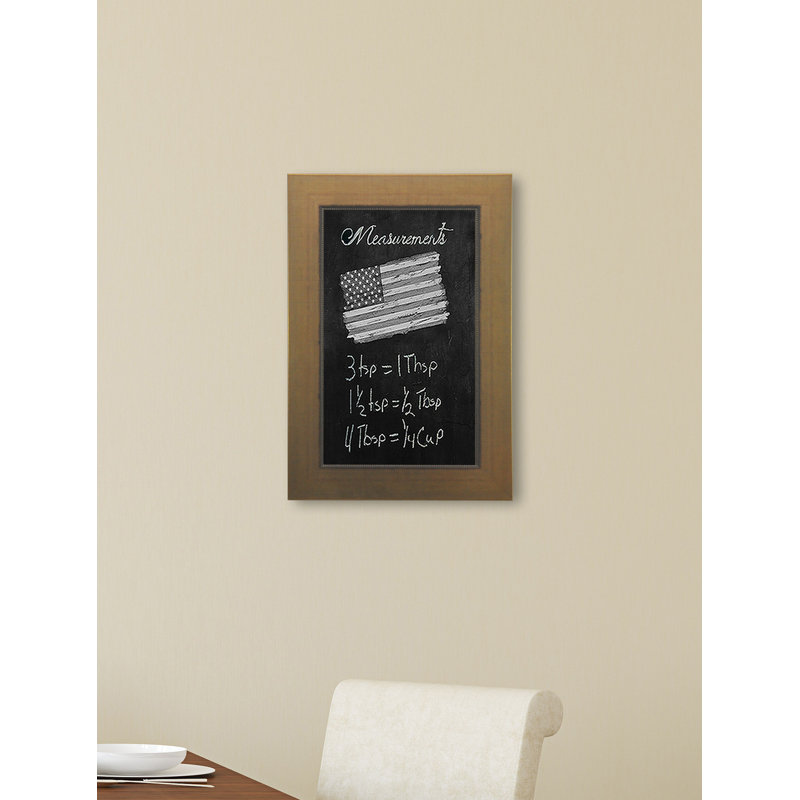 Tableau noir fixé au mur, H 53 po x l 17 po