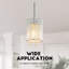 Ensemble de 3 luminaires suspendus en cristal, lustre argenté, hauteur réglable, pour îlot de cuisine, entrée, salle à manger