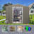 Outdoor Metal Storage Shed With Metal Foundation,(W540S00014)-112301299-112301303