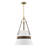 Corinth 3-Light Pendant in Warm Brass