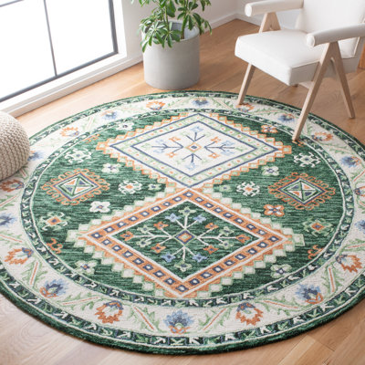 Tapis en laine touffeté à la main Southwestern