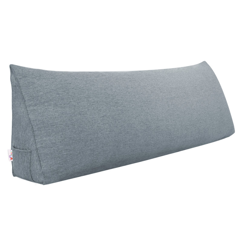 Coussin de lecture de siège de tête de lit triangulaire, Très grand lit