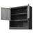 Metal Garage Warehouse Office Cabinet With Lock & Drawer. , Secure, Modern Design Locking Door. For Garage, Warehouse, Office. Construction, Easy To Clean Surface