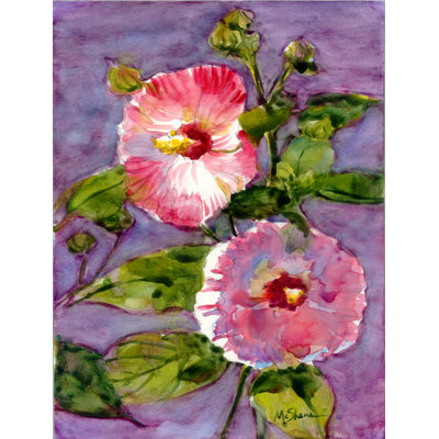 Drapeau De Jardin à Deux Côtés Hibiscus