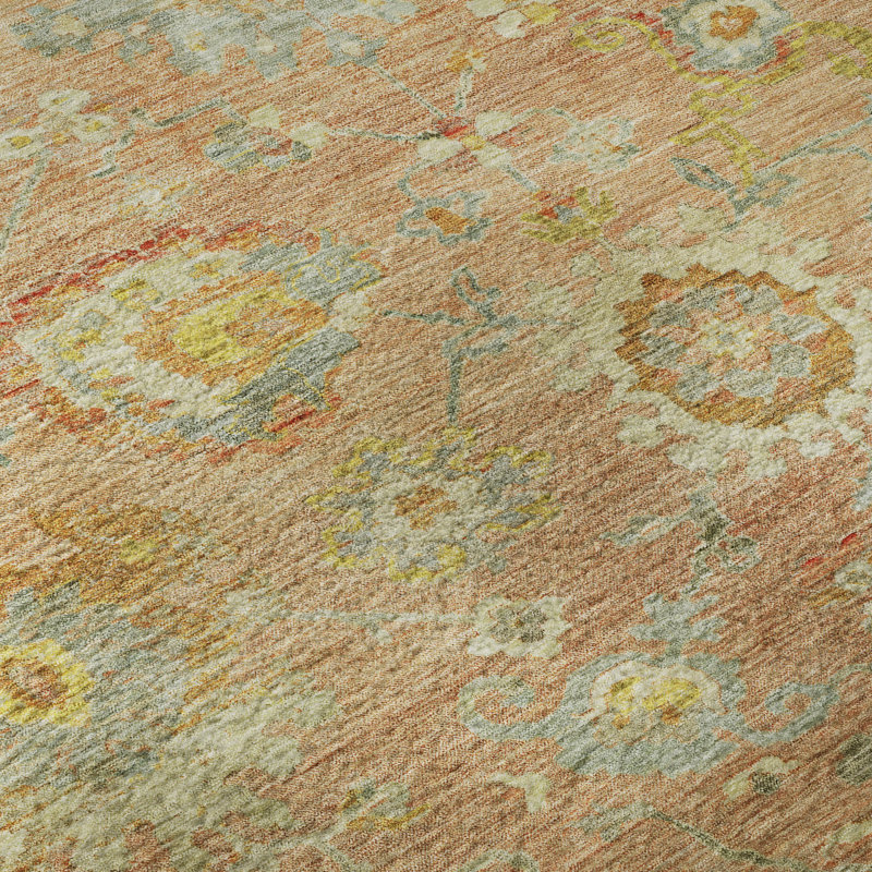 Premium Machine Washable Konopka AMF1107 Global Rug, Rectangle 10 pi x 14 pi