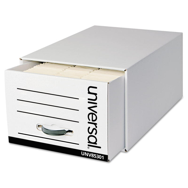 Heavy-Duty Storage Box Drawer, 6/Carton