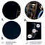 «Saxophone Midnight Blue I» sur métal-1852580508