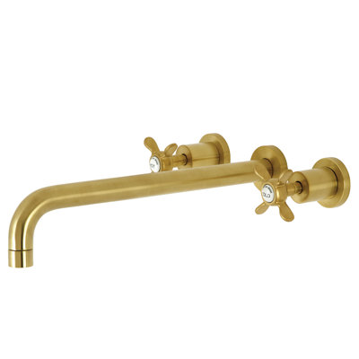 Kingston Brass Essex Two-Handle 3-Hole Wall Mount Roman Tub Faucet