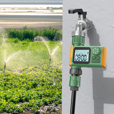 Single-Outlet Automatic Watering Timer with Digital Display – Available in 4 Colours