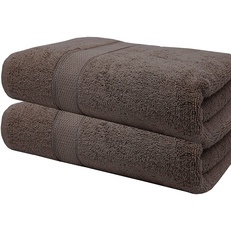 Daynna Jumbo Bath Sheet, Truffle
