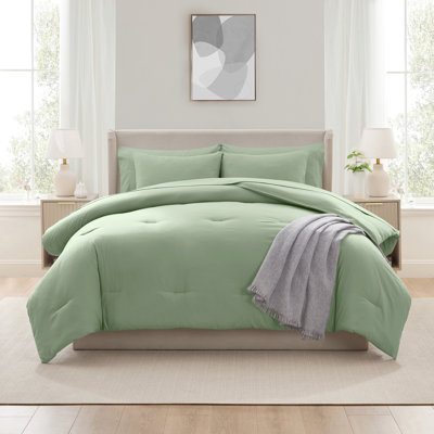Ensemble d'édredon en microfibre 7 pièces avec draps