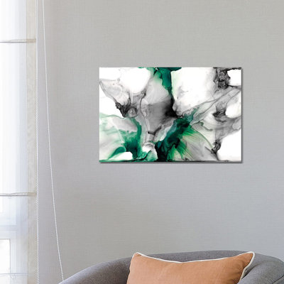 Emerald Gale II by Jennifer Goldberger - Wrapped Canvas Gallery-Wrapped Canvas Giclée