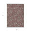 Tapis intérieur lavable floral 9 pi x 12 pi gris