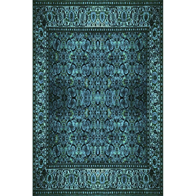 Soft Hall Carpet 2.6 x 4.9 Feet | 100% Polyester, 0.04 in Pile Height | Antibacterial, Non-Slip Underside | Woven with 3D Digital Printing | Machine Washable | Durable & Stylish for Entryways & Living Rooms