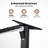Bureau de travail électrique à hauteur ajustable avec plateau pour clavier Lilja-350881377-350881376