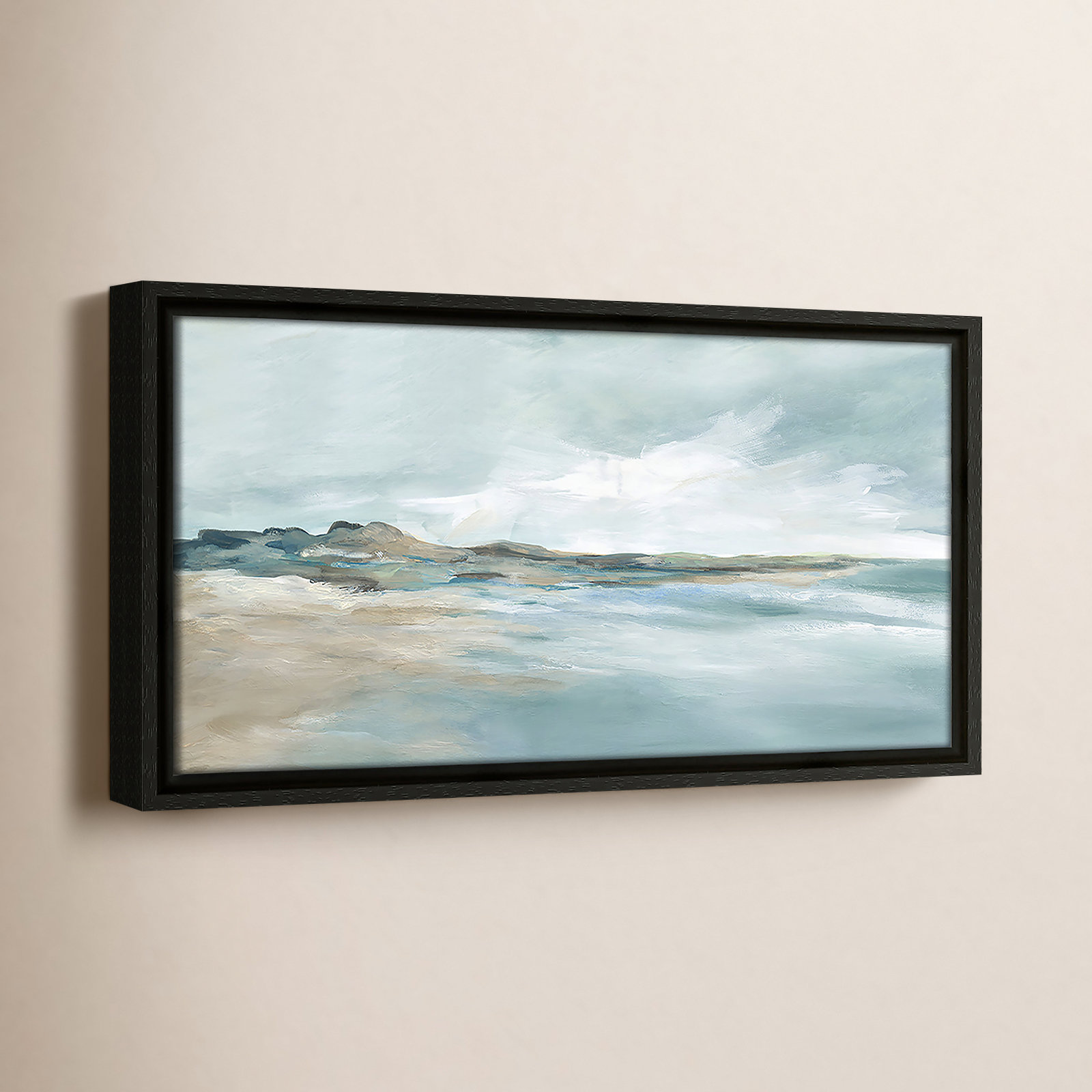 Coralie "Sandpoint" Print by Carol Robinson, Espresso, 9.5" H x 17.5" W