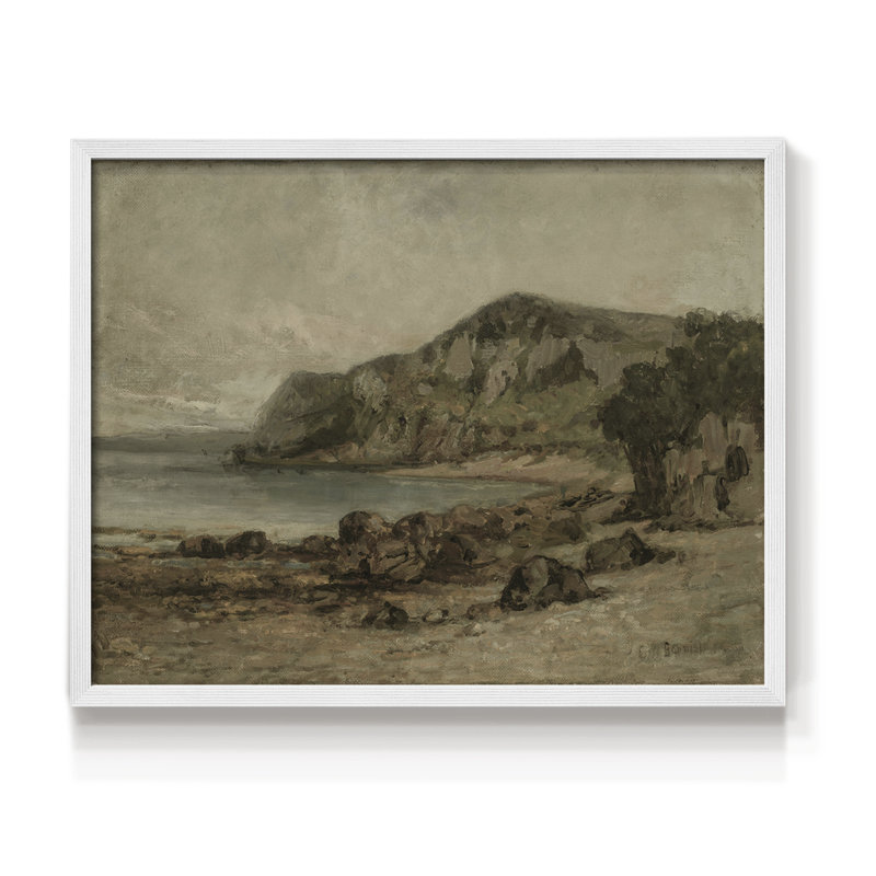 Paysages rétro-DCCV-reproduction encadrée