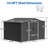 10X8 FT Outdoor Tool Storage Shed With Metal Foundation & Lockable Doors,  All Weather Metal Sheds For Garden, Patio, Backyard, Lawn-121497837