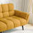 Modern 76.7 in. Flared Arm Linen Rectangle Convertible Sofa-1464281264