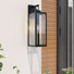 Schock Matte Black Outdoor Wall Lantern