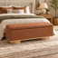 Banc de rangement rembourré moderne avec plateau relevable