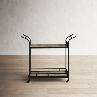 Anders Rustic Bar Cart - CharmyDecor