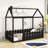 Buteau Twin Size House Bed with Fence-1145251956