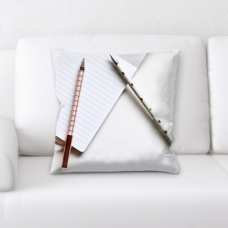 Microsuede Reversible Throw Pillow