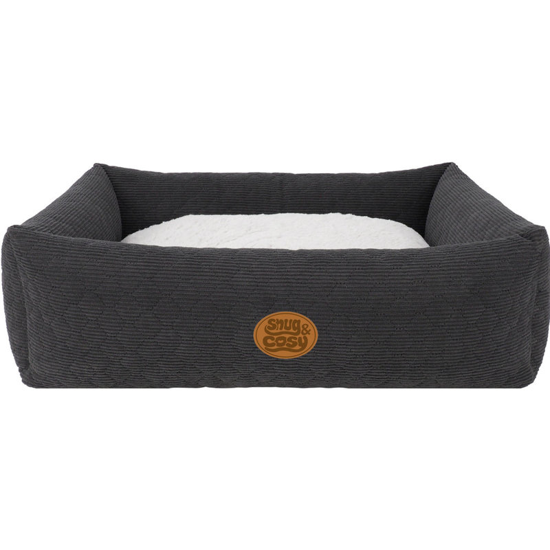 FAUX WOOL Pet Bed, 33cm H x 109cm W x 83cm D