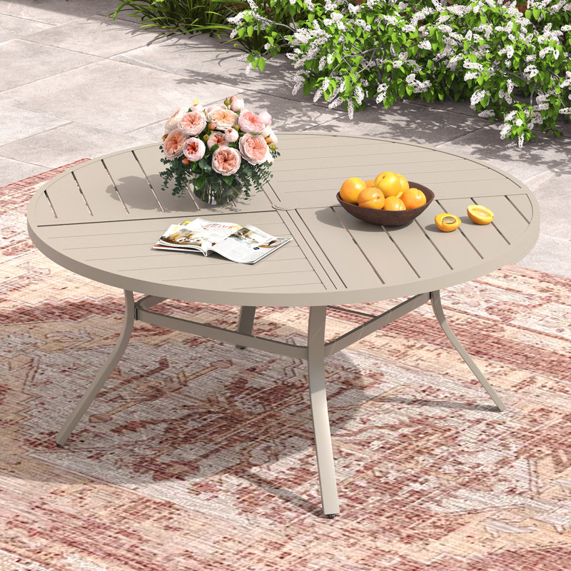 Table de salle à manger 50 ", Crème