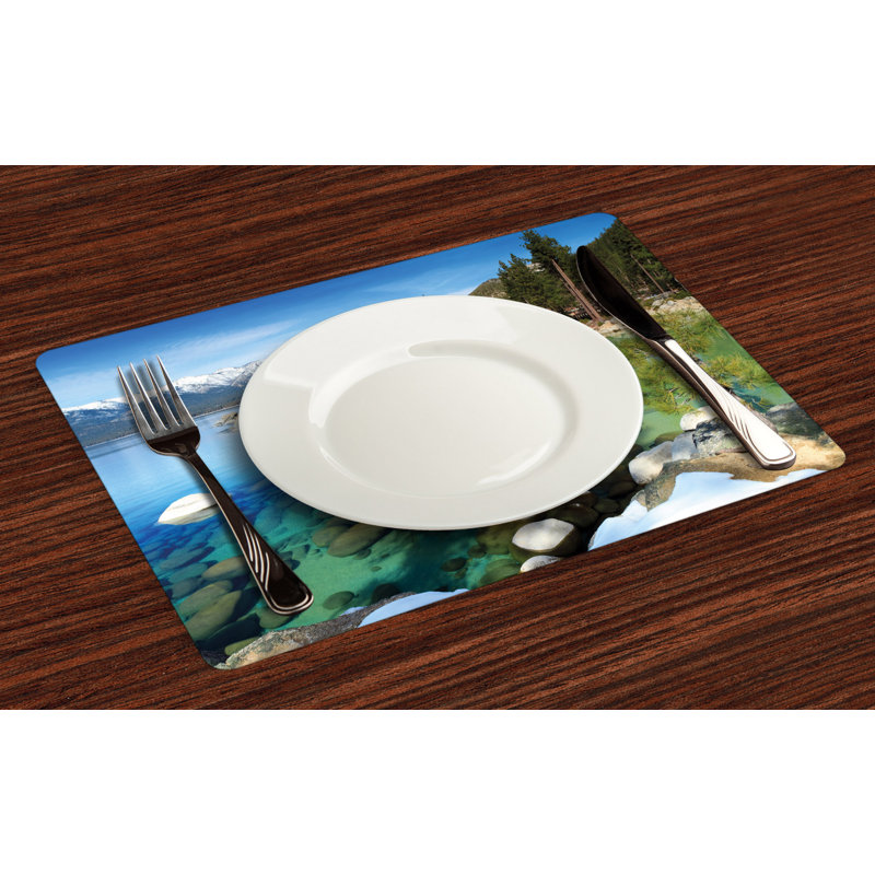 Caton Lake Tahoe Summer Lake Photo Placemat