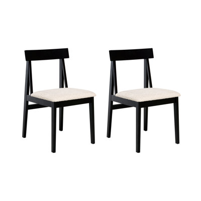 46 cm H Boucle Side Chair