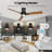 2pcs 52 Inch Ceiling Fan With Light-604357823
