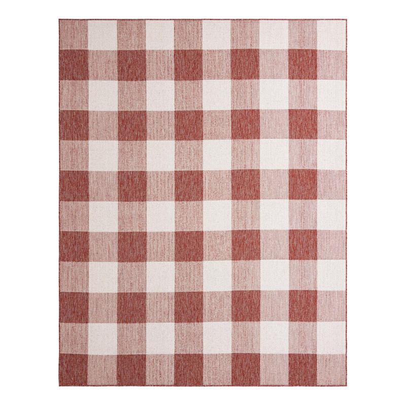 Tapis en polypropylène tissé à la machine Tatiasha, Rectangle 7 pi 10 po x 10 pi
