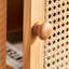 Petite armoire d'appoint moderne simple en bois massif